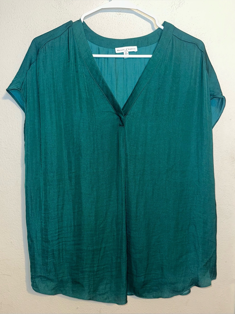 Maison d'Amélie Paris Green Blouse